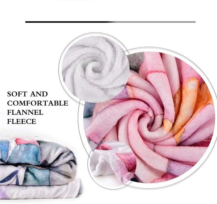 Jesus Virgin Mary Soft Throw Blanket Bedroom Warm Blanket