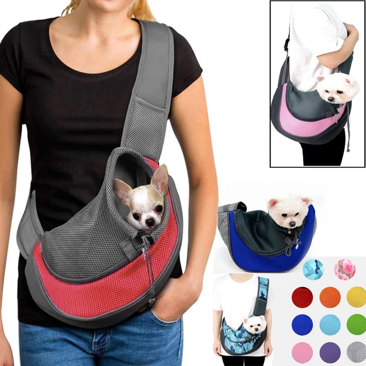 Pet Puppy Carrier S/L Outdoor Travel Dog Shoulder Bag
