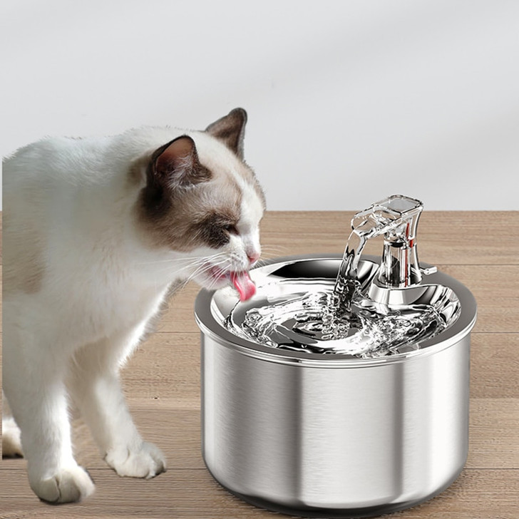 Cat Water Fountain With Sensor Automatic Circulation Pet Water Dispenser