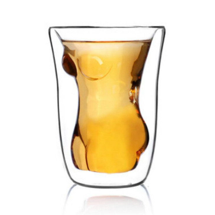 Novel Beer Whiskey Wine Cup Bar Decoration Beauty Muscle Men's Cup