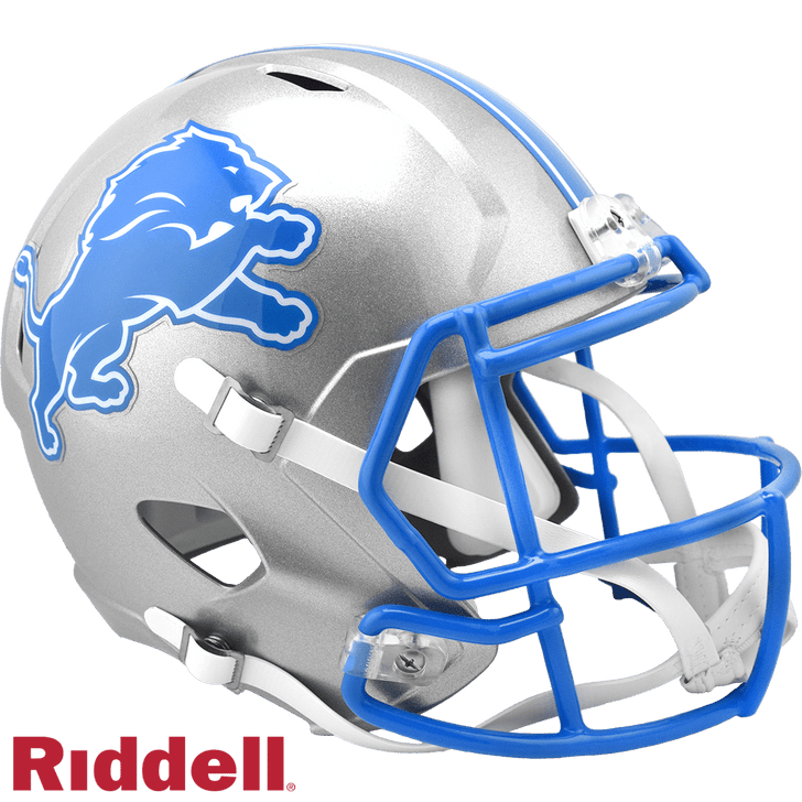 Detroit Lions Helmet Riddell Replica Full Size Speed Style 2024
