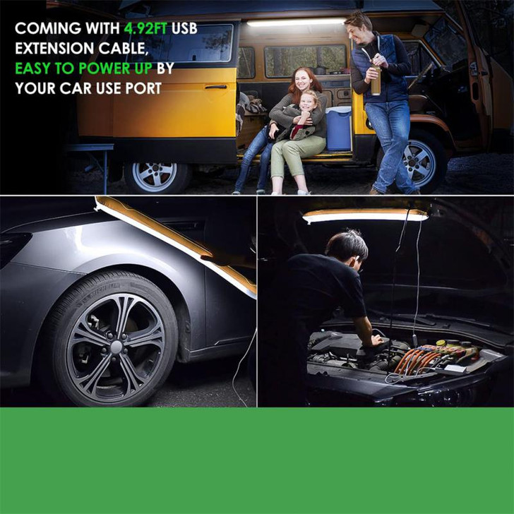 Portable Inflatable Light Tube For Car Repair Lighting Foldable Camping Light