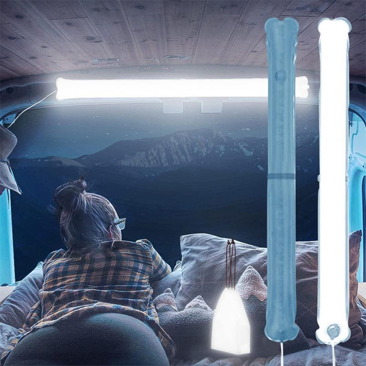 Portable Inflatable Light Tube For Car Repair Lighting Foldable Camping Light