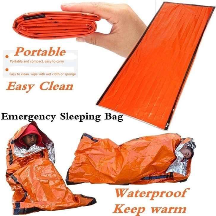 Outdoor Camping Waterproof Thermal Emergency Sleeping Bag