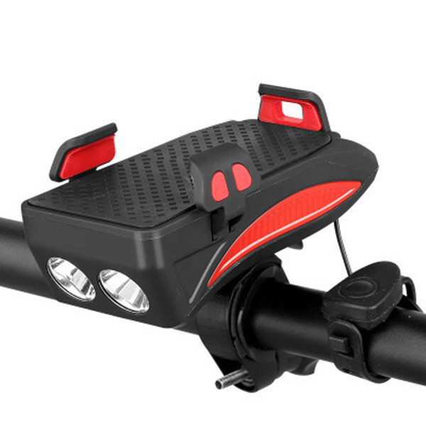 Multifunction Bike Light Flashlight With Phone Holder-86