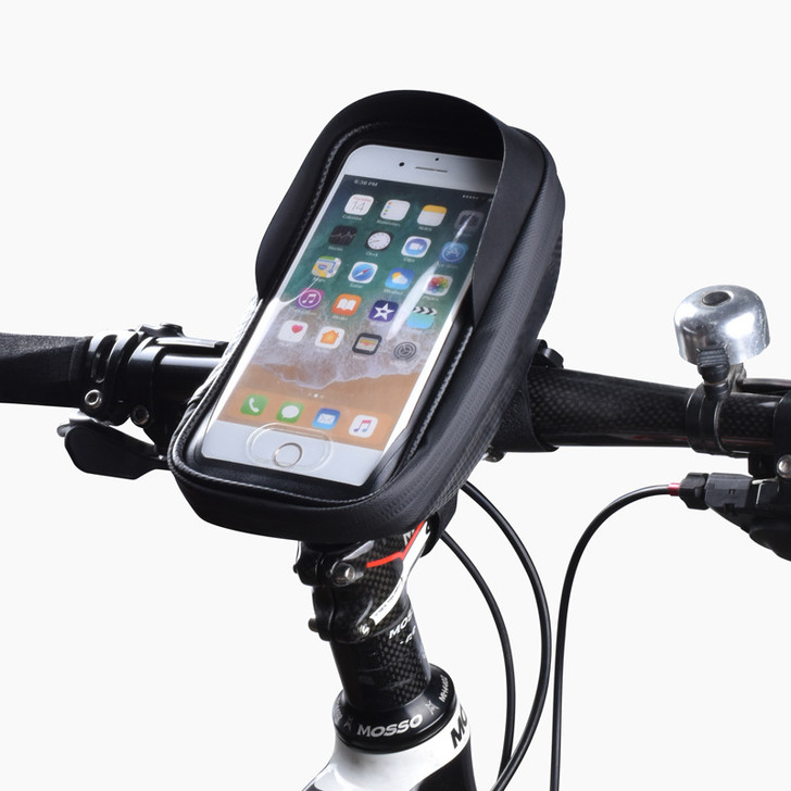 Waterproof Cycling Bicycle Bike Head Tube Handlebar Cell Mobile Phone Bag Case Holder