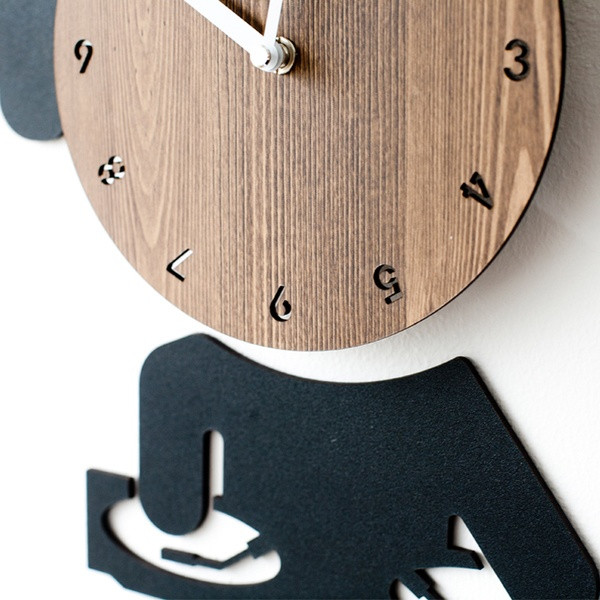 DJ Ultra Quiet Wall Clock