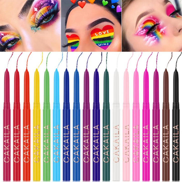 18 Colors Eyeliner Pen Multifunctional Facial Makeup Pigment Pencil-497