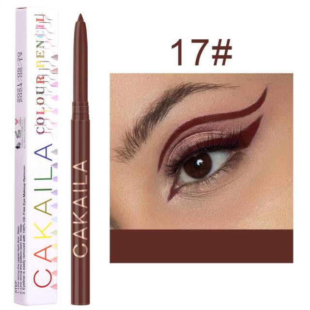 18 Colors Eyeliner Pen Multifunctional Facial Makeup Pigment Pencil-497