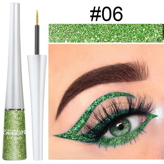 Quick-Drying Long Lasting Non-smudge Glitter Eyeliner