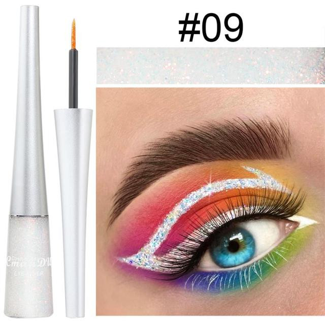 Quick-Drying Long Lasting Non-smudge Glitter Eyeliner