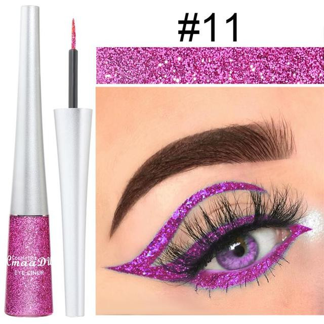 Quick-Drying Long Lasting Non-smudge Glitter Eyeliner