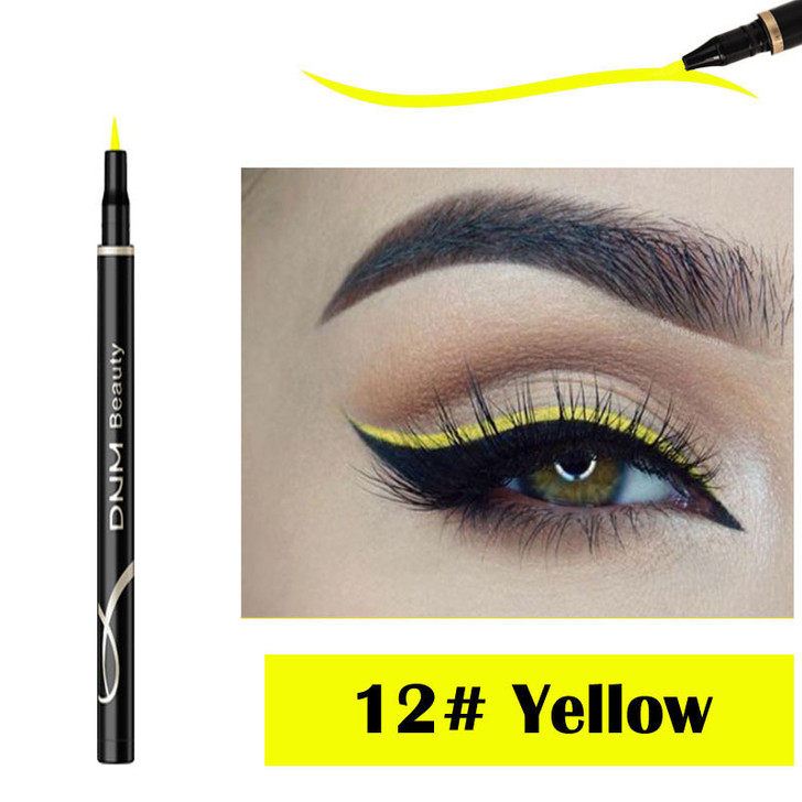 Color: Yellow - Cosmetic Wholesale Eyeliner Pen Waterproof Highlight Pen Ni Faucet