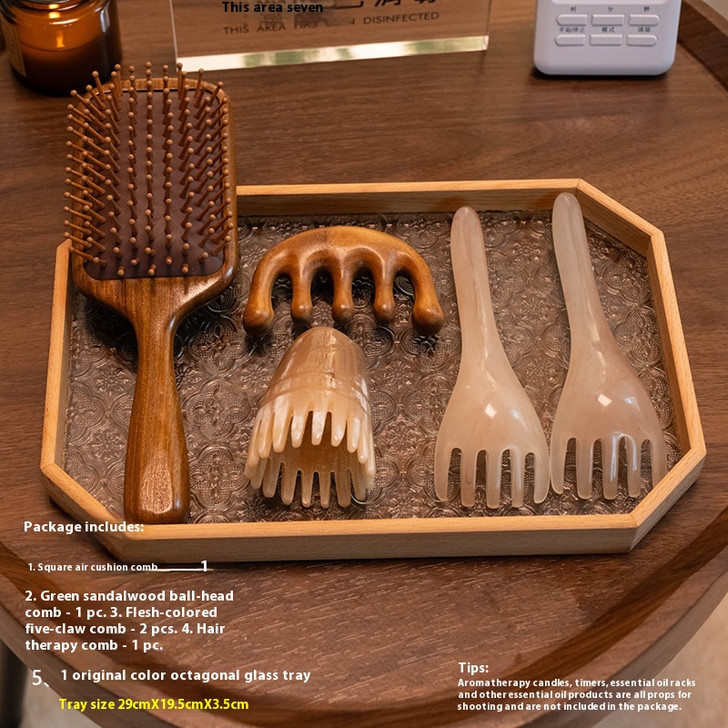 Color: Pink - Five-tooth Point Washing Massage Five-claw Special Tool