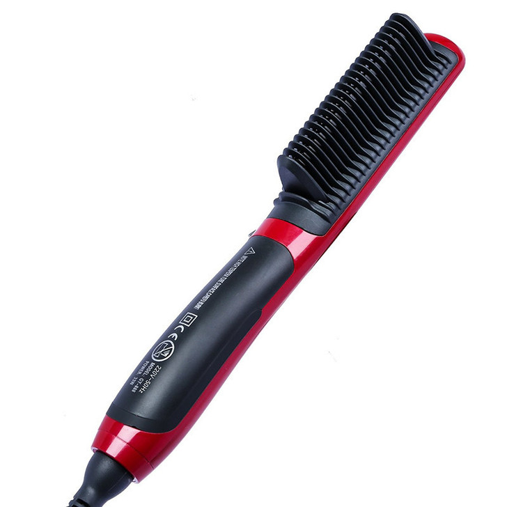 Model: EU - Home automatic adjustable temperature red hair straightener