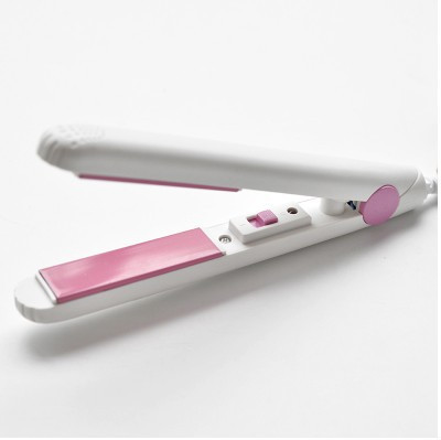 power: White pink carton - Mini hair straightener