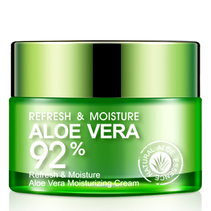 Color: Aloe, quantity: Q1pc - Skin care aloe vera moisturizing cream moisturizing and oil control