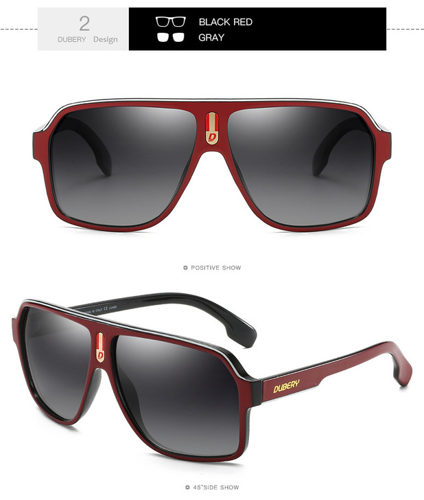 style: B - Dubery Factory New Sunglasses Aviator Toad Goggles Foreign Trade Sub-Explosion Model D103