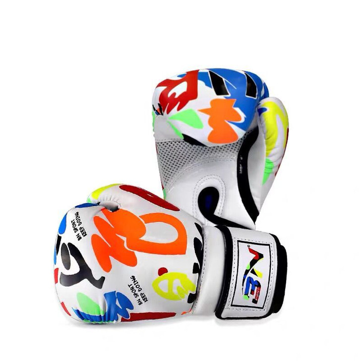 Color: Graffiti, Size: 6oz - BN children's Boxing Gloves