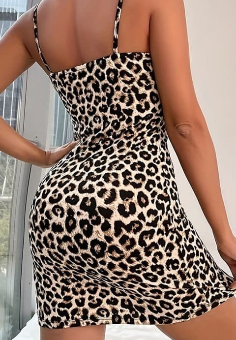 Hit The Snooze Print Sleep Gown