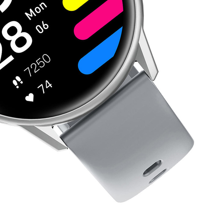 KW06PRO Smart Watch For Men Women 1.28 inch TFT Round 3D Curved Screen 285mAh Battery IP68 Waterpro