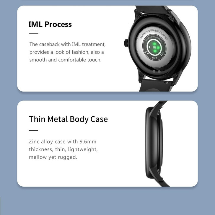 KW06PRO Smart Watch For Men Women 1.28 inch TFT Round 3D Curved Screen 285mAh Battery IP68 Waterpro