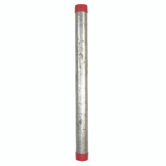 B&K Mueller 1-1/2 in. D X 24 in. L Galvanized Steel Pre-Cut Pipe