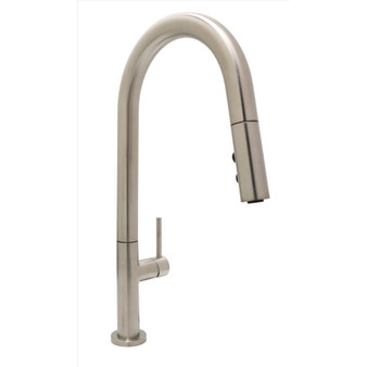 Huntington Brass Cevi One Handle Satin Nickel Pull-Down Kitchen Faucet