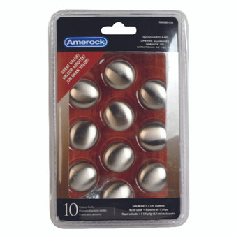 Amerock Allison Value Round Cabinet Knob 1-1/4 in. D 1-1/8 in. Satin Nickel 10 pk