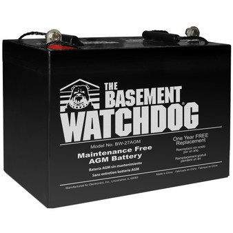 The Basement Watchdog 9 in. H X 10-1/4 in. W X 6-1/2 in. L Maintenance Free Battery