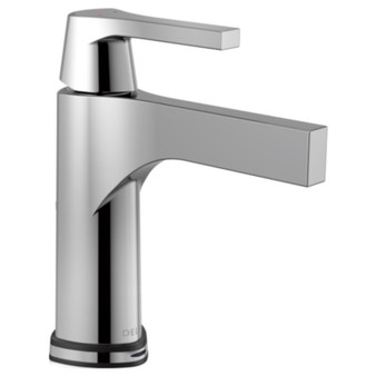 Delta Chrome Single-Hole Bathroom Sink Faucet 4 in.