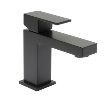 Huntington Brass Razo Matte Black Single-Handle Bathroom Sink Faucet 4 in.