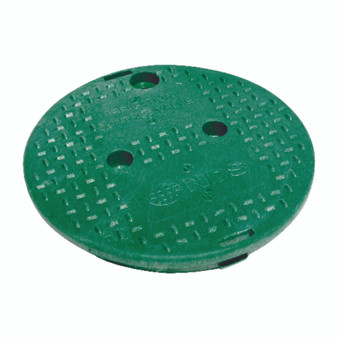 NDS 9.5 in. W X 1-3/8 in. H Round Valve Box Cover Green