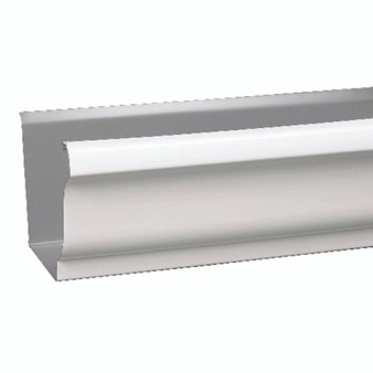 Amerimax 3.5 in. H X 5 in. W X 120 in. L White Aluminum K Gutter