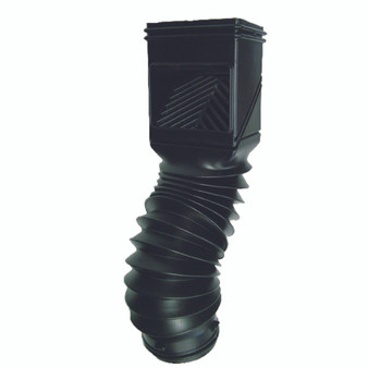 Invisaflow FlexGrate 2 in. W X 4 in. L Black Plastic Downspout Filter - 12342