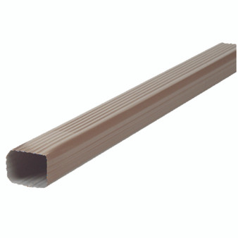 Amerimax 2 in. H X 3 in. W X 120 in. L Brown Aluminum K Downspout