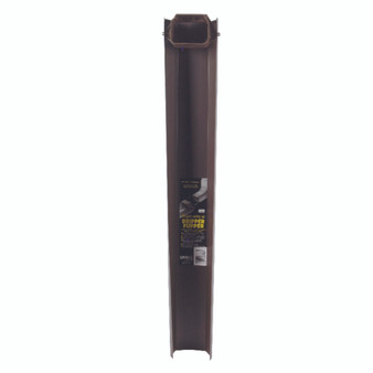 Amerimax Dripper Flipper 2.5 in. H X 4.5 in. W X 30 in. L Brown Vinyl Downspout Extension