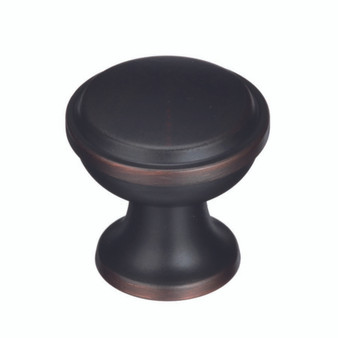 Amerock Westerly Collection Round Cabinet Knob 1-3/16 in. D 1-3/16 in. Oil Rubbed Bronze 1 pk