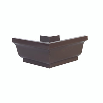 Amerimax 3.5 in. H X 7.25 in. W X 7.25 in. L Brown Aluminum K Outside Miter