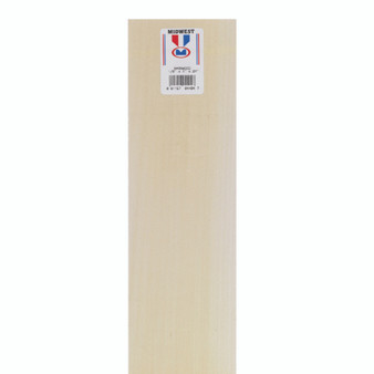 Midwest Products 1/8 in. X 4 in. W X 2 ft. L Basswood Sheet #2/BTR Premium Grade