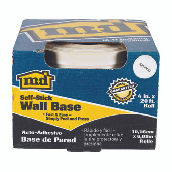 M-D 20 ft. L Prefinished Almond Vinyl Wall Base