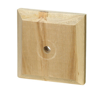 Waddell 3/4 in. H X 3-1/2 in. L Prefinished Brown Pine Exterior Post Top