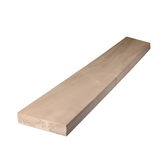 Alexandria Moulding 1 in. X 4 in. W X 3 ft. L Poplar Board #2/BTR Premium Grade