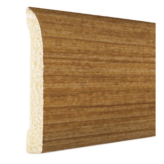 Inteplast Building Products 7/16 in. H X 3-3/16 in. W X 8 ft. L Prefinished Russet Polystyrene Wall