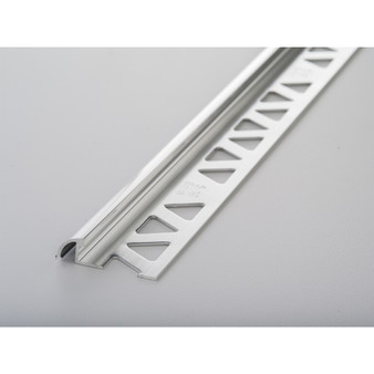 M-D 3/8 in. H X 96 in. L Prefinished Clear Aluminum Bullnose