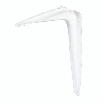 Hampton White Steel Shelf Support 18 Ga. 6 in. L 100 lb