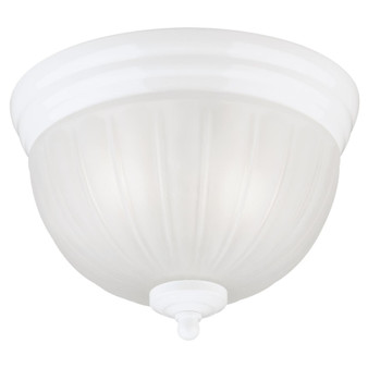Westinghouse 6.75 in. H X 9.5 in. W X 9.5 in. L White Ceiling Fixture