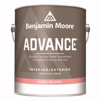 Benjamin Moore Advance High-Gloss Base 3 Paint Exterior and Interior 1 gal