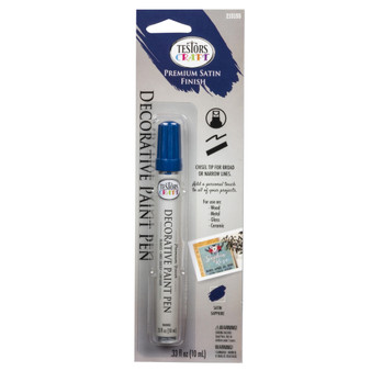 Testors Satin Sapphire Paint Pen Interior 0.33 oz