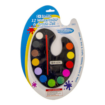 Bazic Products Assorted Kid's Paint Set Exterior and Interior